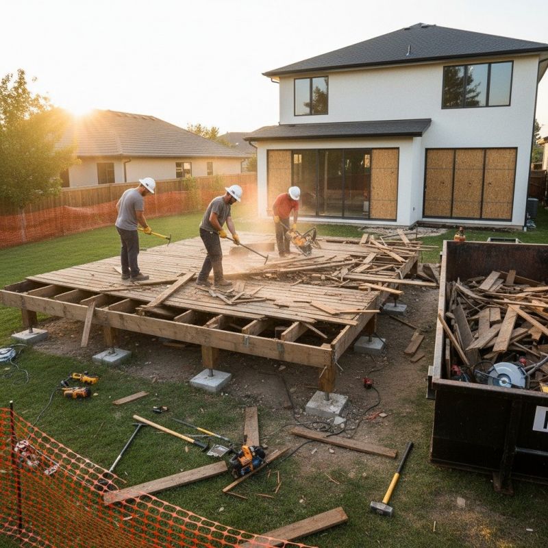 Patio Slab Demolition in Bergen County, NJ